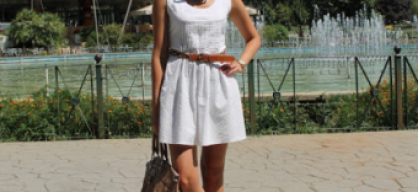 White dress and Tirana
