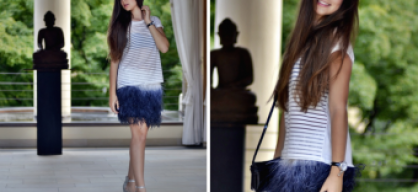 A feather skirt